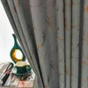 Gardin draperier chenille gardiner för levande matsal sovrum modern blackout amerikansk vik vintage lyxfönster ycycurtain