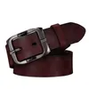 Ceintures Aoluolan vache en cuir véritable bracelet de luxe mâle pour hommes mode Vintage boucle ardillon ceinture Cinturones HombreBelts