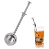 Stainless Steel Tools Tea Infuser Balls Sphere Mesh Telescopic Teas Strainer Sugar Flour Sifters Filters Interval Diffuser Handle For Loose Leaf Spices Seasonings