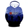 Men's Hoodies & Sweatshirts 3D Print Rust Game Ed Women/Men Fashion Long Sleeve Hooded Sweatshirt Casual Streetwear Clothes Violet