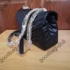 2021 Роскошная сумочка Loulou Y-образная сумка для плеча дизайнерские марки дизайнерская шва кожаная женщина металлическая цепь высококачественная подарочная коробка Clamshell Messenger