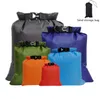 6 PCs/conjunto de saco à prova d'água ao ar livre saco seco saco portátil ultralight piscina piscina seca mochila bolsa de armazenamento para flutuação de passeios flutuantes de passeio flutuante