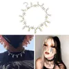 Chokers European And American Hip-hop Punk Thorns Tooth Choker Necklace Retro Personality Trendy Men's Alloy Pendant JewelryChokers Godl