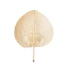 120 sztuk Party Favor Palm Liście Fani Handmade Wiklinowe Naturalne Kolor Palm-Wentylator Tradycyjne Chińskie Craft Wedding Gifts Pro232