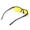 OOTDTY Occhiali da notte Pesca Ciclismo Occhiali da sole da esterno Protezione lenti gialle Occhiali UV400 unisex 220624