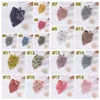 Baby cotton saliva towel Party Favor Soft multi flower type newborn Bib Retro color snap triangle towels Infants eating meal Bibs T9I002030