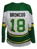 Sj98 Humboldt Broncos Junior Hockey Jersey Tyler MacPherson 100% Stitched Custom Hockey Jerseys Any Name Number S-5XL