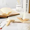 Bokmärke Portable Thumb Book Page Holder Handmade Wood Spreader for Reading Lover Boy Girl Office Workerbookmark