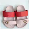 Slippers BOM DIA FLAT MULE 1A3R5M Cool Effortlessly Stylish Slides 2 Straps with Adjusted Gold Buckles Women Summer. 35-46m Men andwomen alike size 35-40