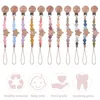 Soothing Baby Pacifier Chain Cartoon Star Wood Baby Feeding Chewing Supplies Molar Prevent Chains 5 5bqa T2