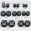 Kubooz Wood Ebony Pentagram Piercing Plugy Tunnels Body Jewelry Adring Aperder Expander Whole 825mm 32PCS255V9483367