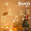 Strings świąteczne światło dla sypialni gwiazdy kurtynowe sznur wodoodporny ślub Garland Garden Decoration Festoon Led Fairy Lightled