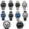 Montre pour hommes, mouvement mécanique automatique, fonctionnement complet, haute qualité, montre-bracelet de styliste bleu noir, s218u