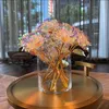 カラフルな銀河の人工的なバラの人工花の花束の花の結婚式の装飾の屋内ギフトバレンタインデーのための花束の花