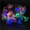 Cuerdas de luces solares de flores 30Led Morning Glory Fairy cadena decorativa para el hogar boda fiesta de Navidad decoración LED