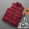 Men's Jackets Warmth Plus Size Vest Men Winter Puffer Waist Coat Casual Tank Top Warm Vests Male Black Blue