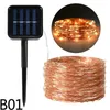 Party Decoration 10m Solar String Fairy Lights LED Power Lamp Waterproof For Outdoor Garland Christmas Home Garden Wedding