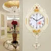 Wandklokken Europees Pendulum Home Decor Shabby Chic Creative Clock Retro Silent Living Room Relogio de Parede Giftwall