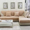 Fundas para sillas, funda de sofá de tela de felpa a cuadros, estilo europeo, suave, antideslizante, funda para asiento, toalla de sofá para decoración para sala de estar
