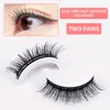 False Eyelashes Pairs Reusable Selfadhesive Glue Fake Eye Lashes Easy To Wear Fluffy Eyelash Extension Makeup ToolFalse7478808