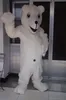 High qualitylue White Bear Mascot Costume Halloween Christmas Fancy Party Cartoon Character Outfit Suit Adult Women Men Dress Carnival Unisex Adults