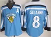 CEUF FINLAND SUOMI #4 KIMMO TIMONEN 8 Teemu Selanne 27 Teppo Numminen Hockey Jersey Mens broderi Stitched Anpassa valfritt nummer och namn