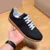 Luxury Men Army Retro Trainers Shoes Fashion Sneakers Casual Leather Mens Sport Classic Flats Turn Fur Shoe