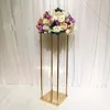 Держатели свечей в стиле свадебной металлический цвет цветочный ваза.