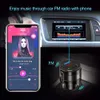 Trasmettitore FM Bluetooth Lettore MP3 Kit vivavoce per auto Supporto disco U AUX 2.1A Caricatore doppio USB Adattatore di alimentazione per auto DVR Radio