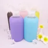 Bicchieri colorati da 500 ml da 16 once Bicchiere da bottiglia d'acqua in vetro Bottiglie d'acqua da donna regalo bellissimo con custodia protettiva in silicone Tour BBB15328