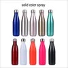 500ml Vacuum Flask 17oz Cola Mugs Water Bottles Shape Sports Solid color sprayed Stainless Steel Double Wall Thermos