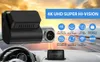 Smart Car DVR Video Recorder Dash Camera Dual Lens Drive Recorder med g Sensor IPS skärm 360 Roterbar lins