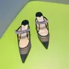 Yaz markası bing baily gelinlik ayakkabıları yüksek topuklu ayakkabılar kadınlar kristal inci kayış kadın pompalar ayak parmağı seksi bayan yürüme ayakkabı eu35-42