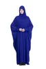 Vestido de oración Mujeres Ramadán Ropa islámica Goma musulmana formal Dubai Turquía Namaz Long Jurken Abaya Hijab Kimono 220607
