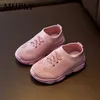 Barnskor antislip mjuk gummi botten baby sneaker casual platta sneakers skor barn storlek barn flickor pojkar sportskor 220520