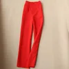 Dames tweedelige broek Kantoor Lady Professional werkkleding Pant Pakken Dames Red Pak Sets Vrouwelijke mode Slim Blazers Straigh