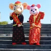 Costume de poupée de mascotte, Costume de mascotte de souris de haute qualité, personnage adulte, mascotte de Rat avec Tang pour Halloween, fête du nouvel an