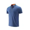 LL Outdoor Men's Polo Shirt Mens Quick Dry Sweat-wicking Short Top Male Short Sleeve High Quantity