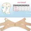 Elastic Slimming Bandage v line shaper feminino bochecha de queixo elevador de cinto de cinto de face Facs Skin Tools 220623