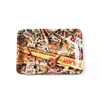 RAW Cartoon Tobacco Rolling Metal Smoking Tray 6 Styles 180*125*15mm Cigarette Trays Brass Plate Herb Handroller Roll Case Roller Grinder Tools Smoke Accessory