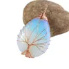 Colliers pendants guérison naturel Crystal Quartz Reiki Fil arborié