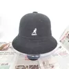 Kangol stały kolor Casual unisex Bułyk klasyczny kopuła Fisherman Hat czarny kangurowy kapelusz sportowy designer designer kubek hat h228835005