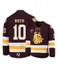 NCAA Custom UMD Minnesota Duluth Bulldogs Maglia da hockey cucita 35 Hunter Miska 31 Bob Mason 20 Junior Lessard 20 Karson Kuhlman 9 Dominic Toninato 15 Matt Niskanen