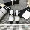 Sandaler Summer Fashion Ladies Shoes High Heels Läder Bekväm Sexig Bow Flower Stitching Design Solid Color