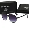 디자인 Maybach 선글라스 파일럿 선글라스 UV400 안경 금속 프레임 폴라로이드 62mm 렌즈 140mm 금속 브래킷