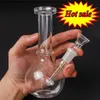 Narghilè bottiglia di vetro rotonda Bong trasparente