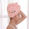 Serviette Pratique Femmes Douceur Microfibre Douche Chapeaux De Bain Pour Cheveux Secs Cap Séchage Rapide Épaissi Lady Turban HeadTowel