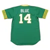 qqq8 C202 Hommes 10 RAY FOSSE 14 VIDA BLUE 20 DON SUTTON 35 RICKEY HENDERSON 1986 Maillot de baseball