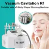 Vela Vacuum RF Roller Body Shaping Autres équipements de beauté 5 en 1 Machine de massage amincissante Lifting du visage Enlèvement des rides de la cellulite Machine à radiofréquence brûlante de graisse