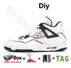 2023 med Box 4 4S Herr Basketball Shoes Oreo Diy Sail Guava University Blue High 3 OG 3S Desert Elephant Rust Pink Mocha Men Sport Women Sneakers Trainers Storlek 13